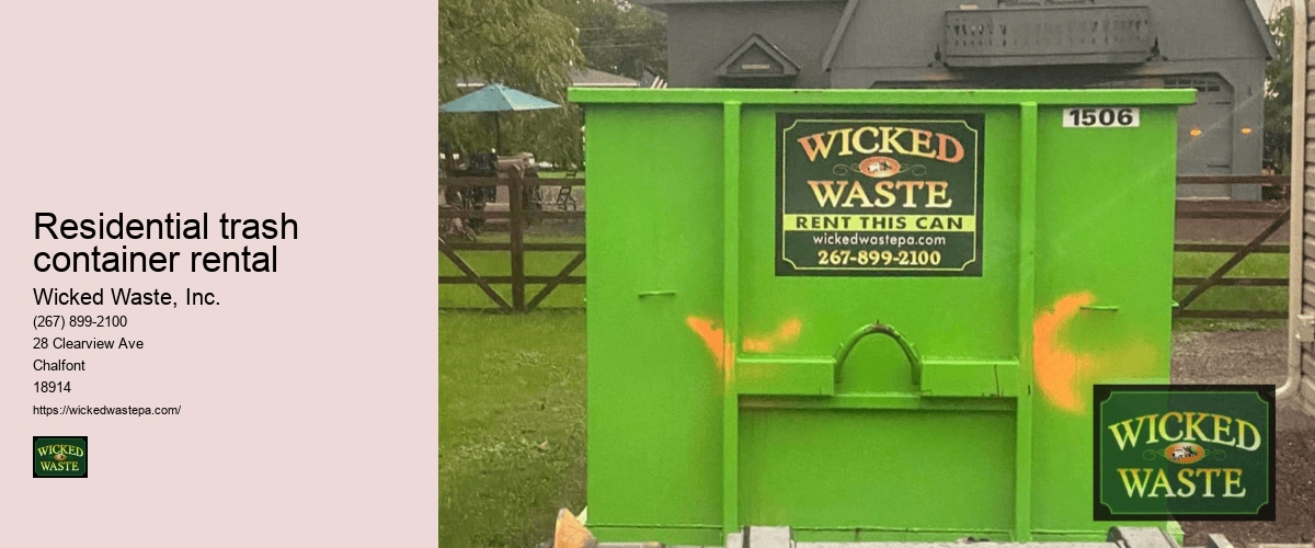 Wicked Waste, Inc. dumpster rental