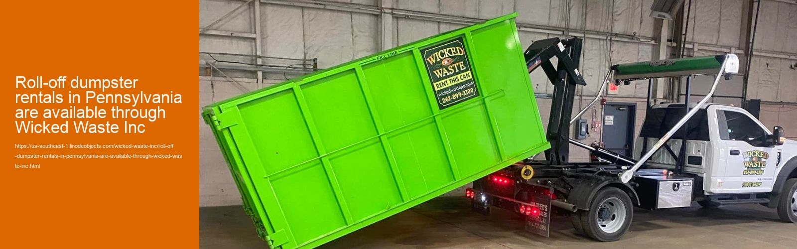 roll-off dumpster rental