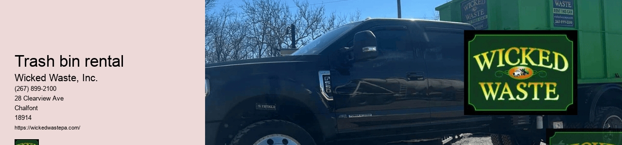 trash bin rental